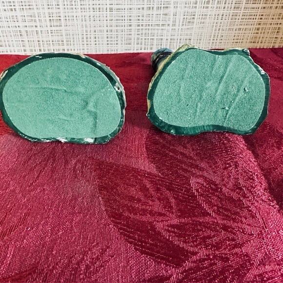 Lighthouse Ceramic Figurines Set of 2 Hand painted Decor Costal Core Nautical - Picture 7 of 15